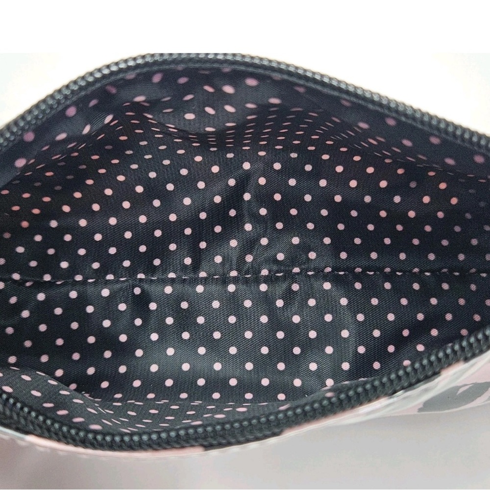 Victoria's Secret Pink and Black Graphic Makeup Pouch - Picture 6 of 8